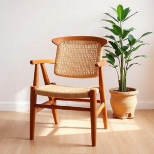 Woven Seat Armchair