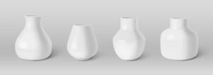 Minimal Ceramic Vase Set